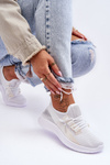 Wsuwane Damskie Buty Sportowe Białe Hold Me!