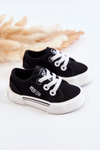 Dziecięce Niskie Trampki Big Star JJ374164 Czarne