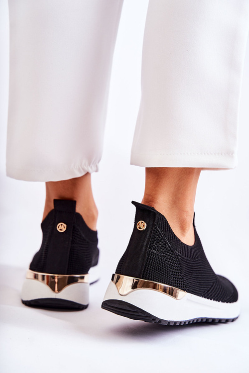 Damskie Wsuwane Buty Sportowe Czarne Ardenza