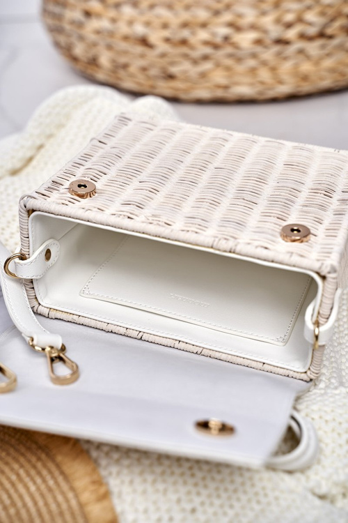 Torebka Damska Monnari Biały Kuferek BAG3660-000