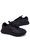 Męskie Klasyczne Buty Sportowe Memory Foam Big Star KK174232 Czarne