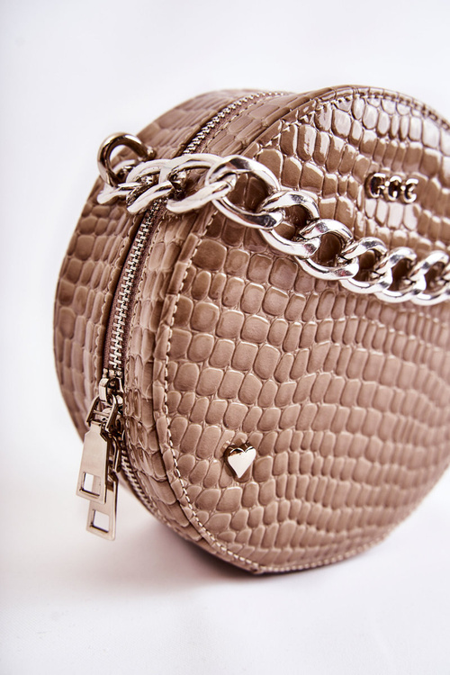 Damska Torebka Kuferek GOE ZNJ026 Beżowa