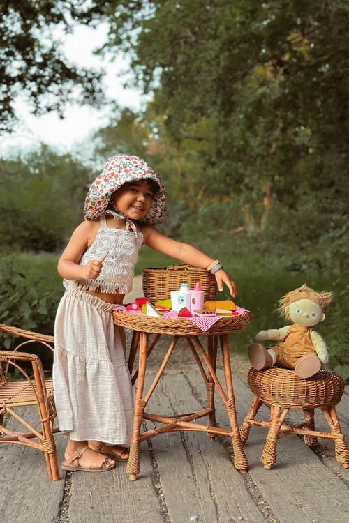 Klasyczne Dziecięce Sandały Brązowe Izzy