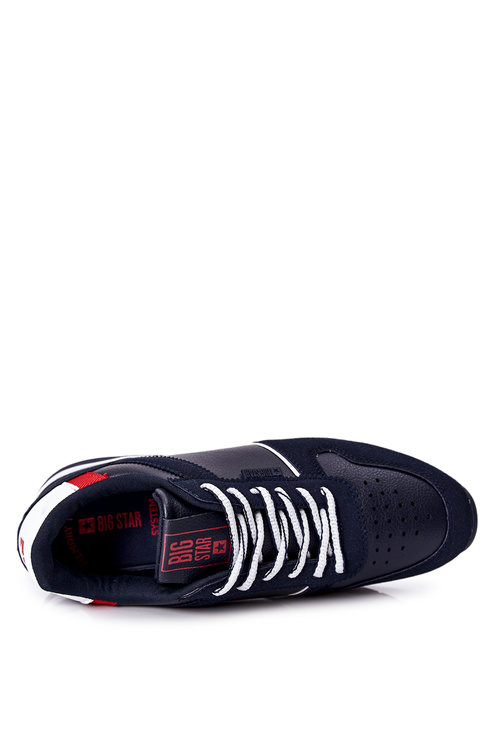 Sportowe Męskie Buty Memory Foam Big Star II174083 Granatowe