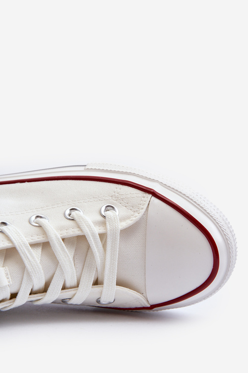 Wysokie Trampki Męskie Big Star NN174104 Białe