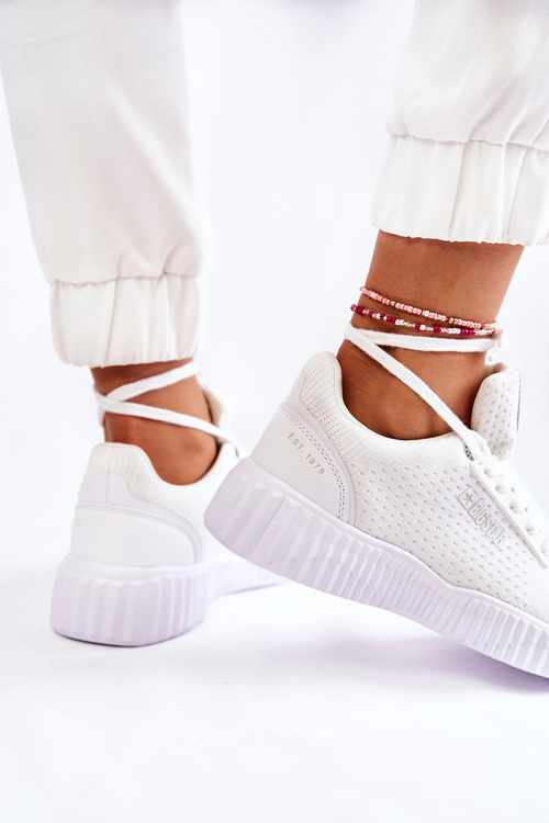 Damskie Sneakersy Big Star KK274062 Białe