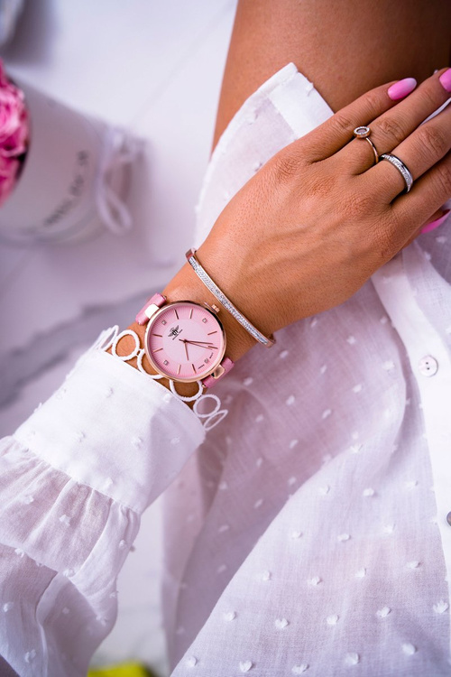 Damski Zegarek Michael John Różowy Narsen