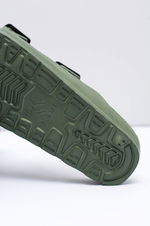 Męskie Oliwkowe Ogrodowe Lekkie Klapki