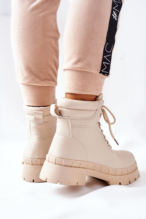 Damskie Trapery Beżowe Mustgrow