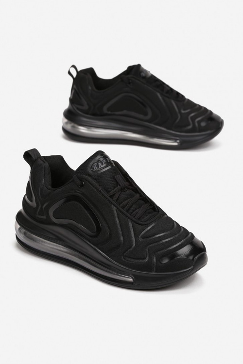 Damskie Sportowe Buty Sneakersy Czarne Rapter