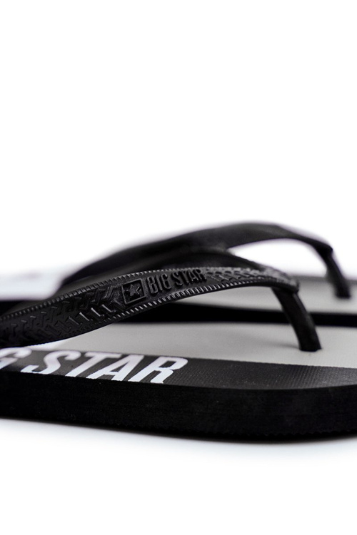 Klapki Męskie Japonki Big Star Czarne FF274A453