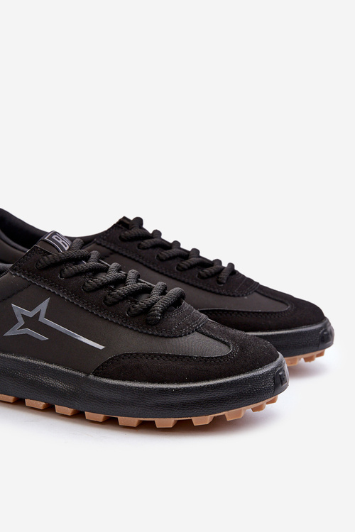 Niskie Buty Sportowem Męskie Big Star NN174118 Czarne