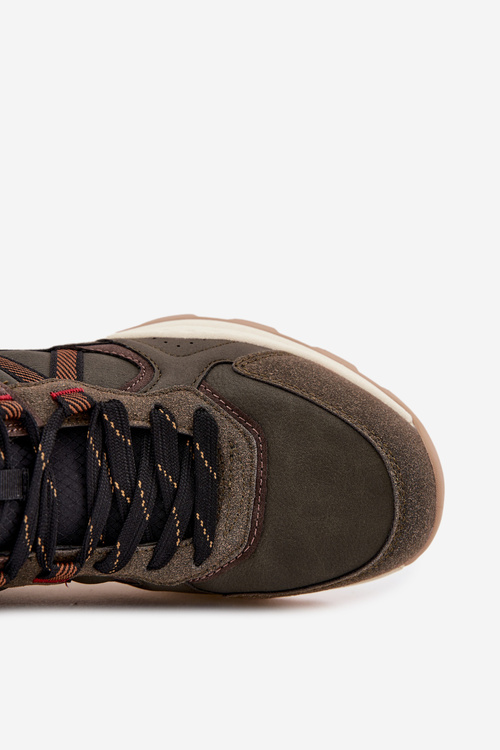 Buty Trekkingowe Męskie WRANGLER WEST MEN MID 20253027 Ciemnozielone