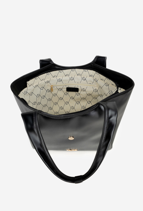 Torebka Shopperka Z Klamrą NOBO BAG6010-020 Czarna