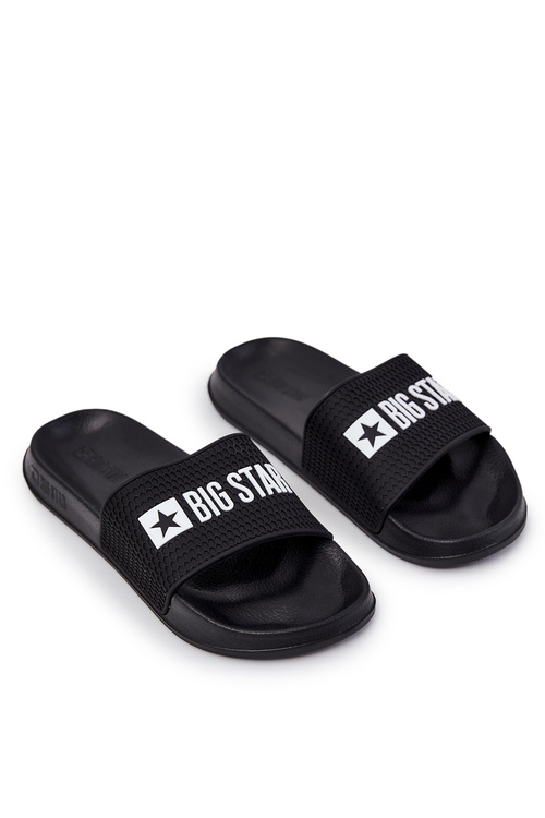 Męskie Klapki Big Star JJ174505 Czarne