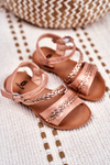Dziecięce Sandały Champagne Kremo