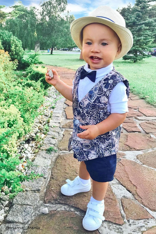 Tenisówki Dziecięce na Rzepy Białe Pergomo