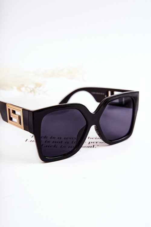 Damskie Modne Okulary Przeciwsłoneczne V120045 Czarne