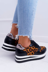 Sportowe Damskie Buty W Panterkę Gruba Podeszwa OHH!