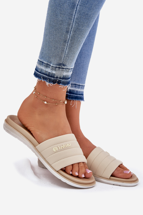 Klapki Damskie Inblu SF000003 Beżowe