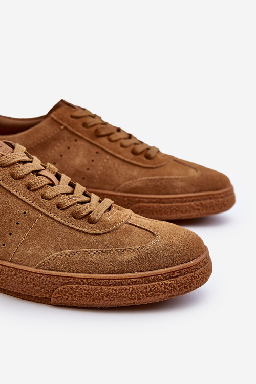 Trampki Męskie Zamszowe Big Star NN174186 Camel