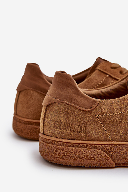 Trampki Męskie Zamszowe Big Star NN174186 Camel