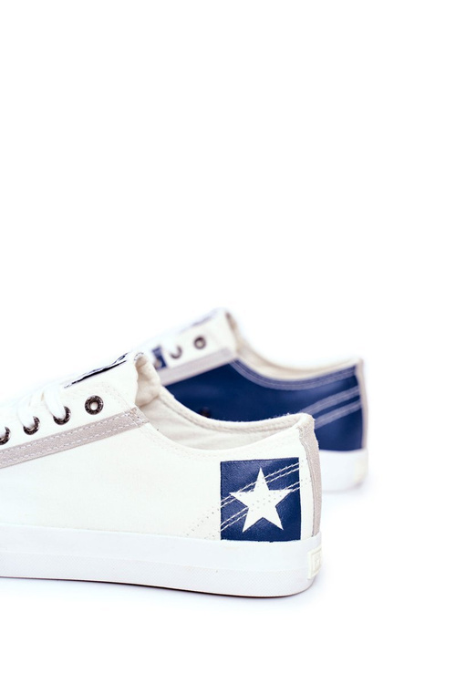 Trampki Męskie Big Star Białe DD174212BS