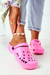 Damskie Piankowe Klapki Kroksy EVA Różowe