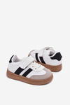 Buty Sportowe Sneakersy Dziecięce Na Rzep Białe Adelina