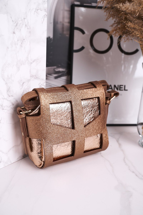 Mała Torebka Listonoszka NOBO NBAG-J4104-C023 Złota