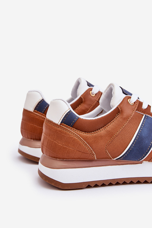 Męskie Buty Sportowe Brązowe Scotty