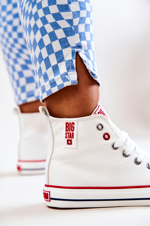 Wysokie Trampki Big Star JJ274127 Białe