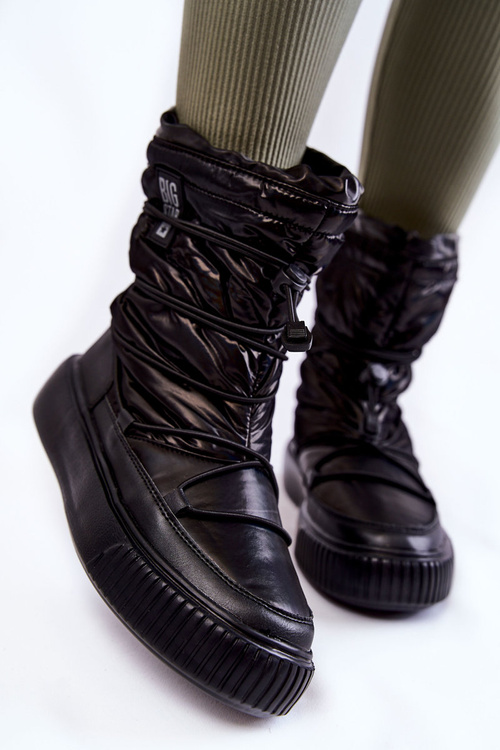 Damskie Ocieplane Śniegowce Big Star KK274193 Czarne