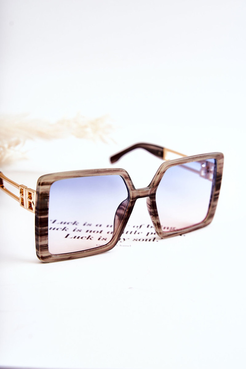 Kwadratowe Okulary Przeciwsłoneczne V130042 Szare