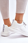 Damskie Sportowe Buty Memory Foam Big Star HH274296 Białe