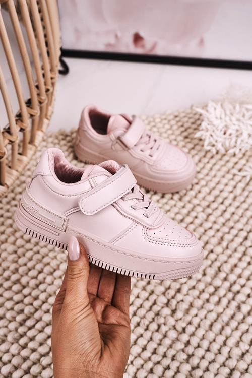 Dziecięce Sportowe Buty Na Rzep Różowe Airy