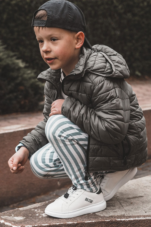 Dziecięce Sportowe Buty Big Star JJ374069 Biało-Czarne