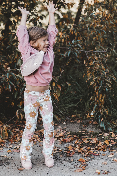 Dziecięce Wysokie Trampki Na Rzep Różowe Cheezi