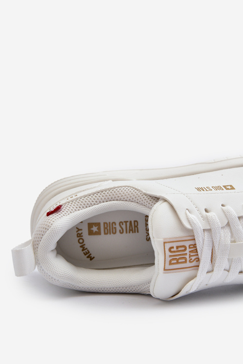 Sneakersy Męskie Memory Foam System Big Star NN174149 Białe