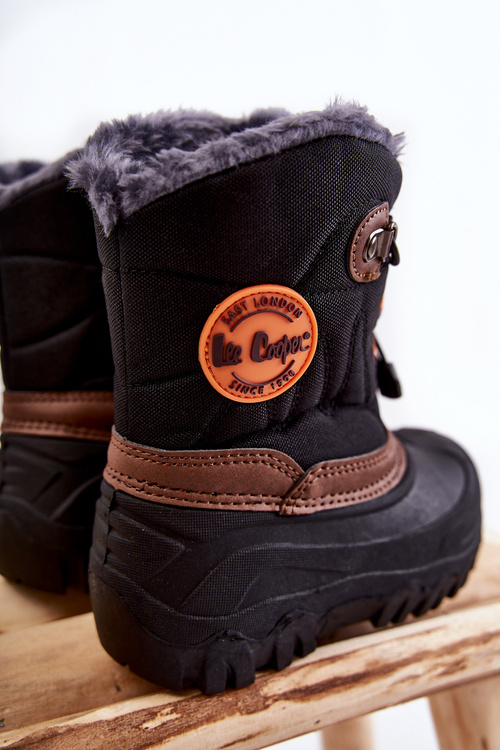 Dziecięce Ocieplane Śniegowce Lee Cooper LCJ-21-44-0524 Czarne