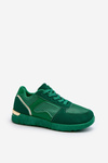 Buty Sportowe Sneakersy Damskie Zielone Kleffaria
