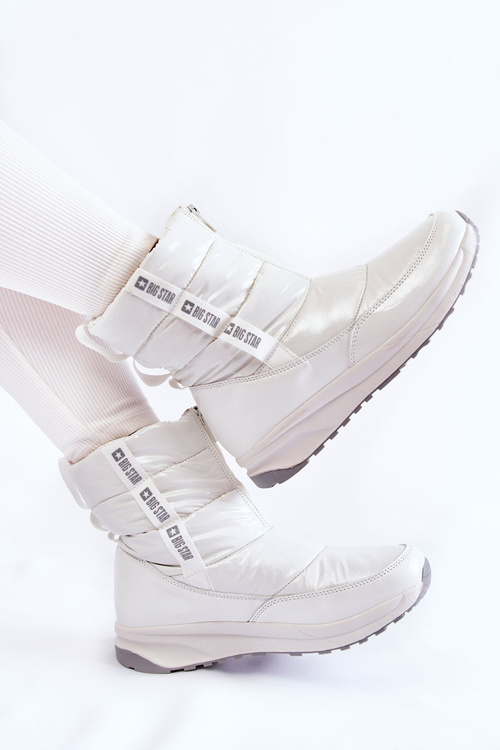 Damskie Śniegowce Big Star KK274393 Białe