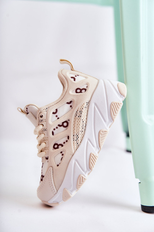 Dziecięce Buty Sportowe Beżowe Dalia