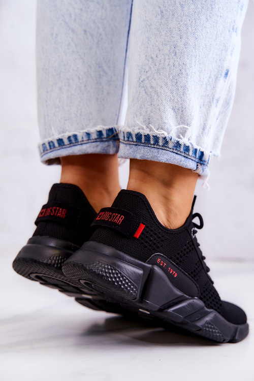 Damskie Buty Sportowe Memory Foam Big Star JJ274273 Czarne