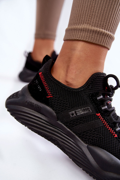 Damskie Sneakersy Memory Foam System Big Star KK274345 Czarne