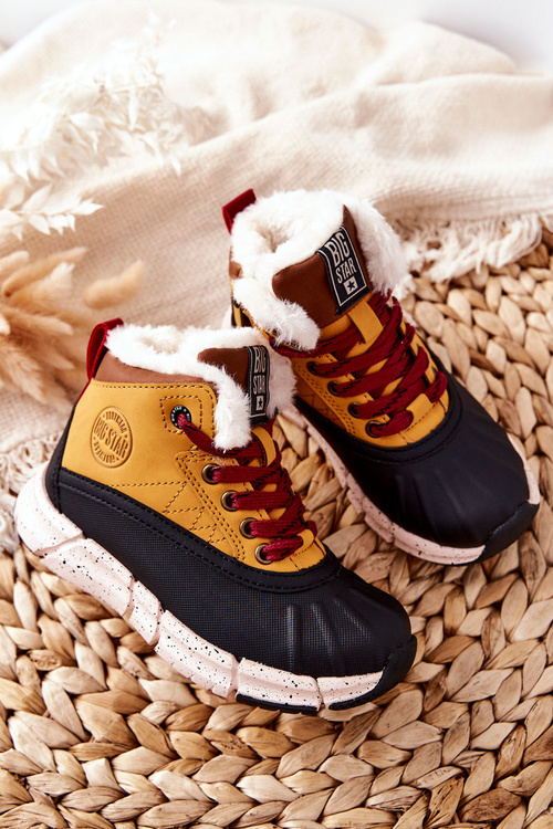 Dziecięce Ocieplane Botki Big Star II374072 Camel