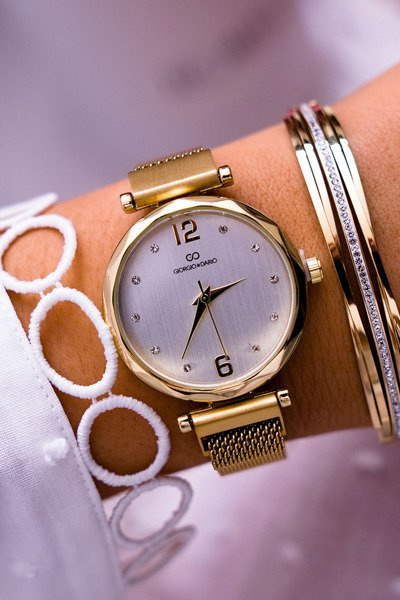 Damski Zegarek Giorgio & Dario Złoty Sinara