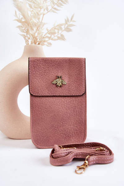 Mała Torebka Z Ozdobą Różowa Neliss