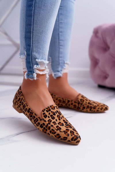 Damskie Mokasyny Lu Boo Leopard Magnus