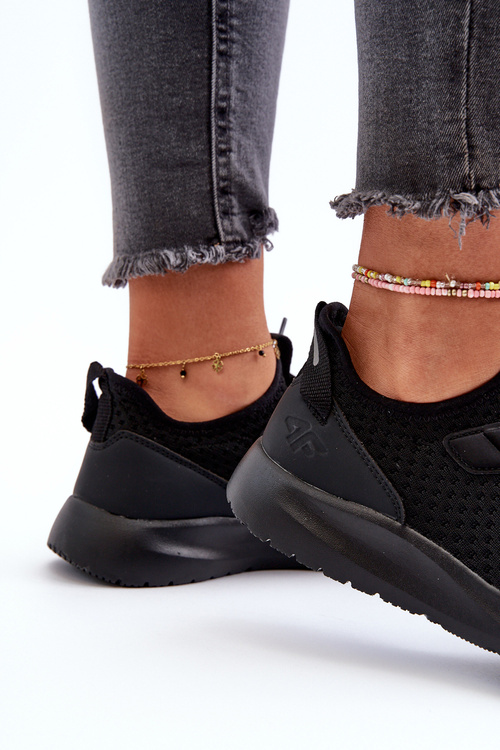 Buty Sportowe Sneakersy Damskie 4F 4FRSS24FLOWF055 Czarne